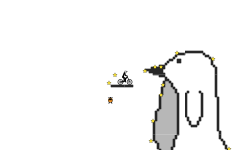 penguin pixel art