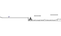 broken track