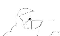 homemade MTB track