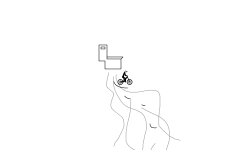 Down the toilet