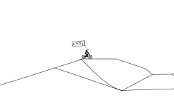 mountain trail w/ skate park