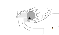 The helicopter cave