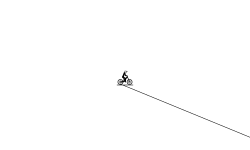 down hill