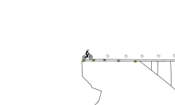 Mountain downhill course