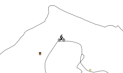 rocky downhill mtb plus cave