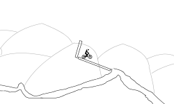 Mountains in the forest