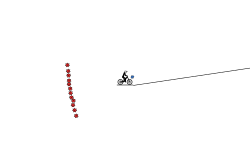 the steep hill