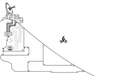Half of the track deleted