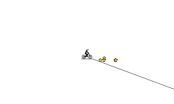 down hill