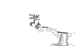 I scrapped the stump and log.