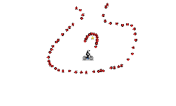 A halo of bombs
