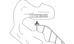downhill