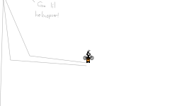 Be a toy helicopter