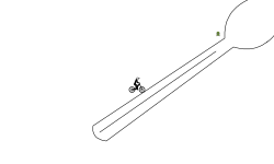 Plastic Spoon Track