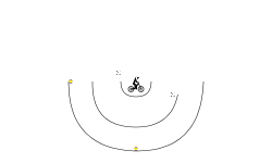 Semicircle dash