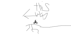 Don't go to the arrow this way
