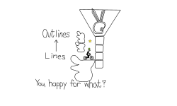 You happy for what?
