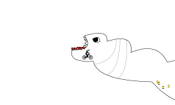 worm track