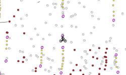 raining bombs and stars