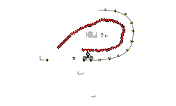 Auto w/ long glide on a line