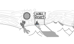 Windy Desert