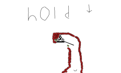 bomb/"noob's brush" run