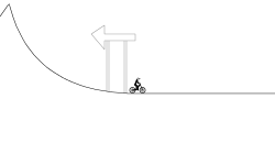 follow arrow- mountains