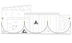 3 Halfpipes