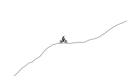 Climbing up a hill