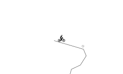 Sketchy cliff line