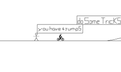 Down hill mountain bike race