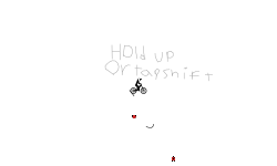 Hold up or tap shift