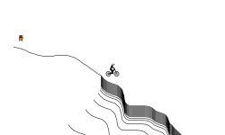 Rough down hill