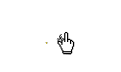 Middle Finger Pixel Art