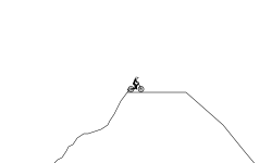 track in montain