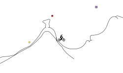 Track on a Hill