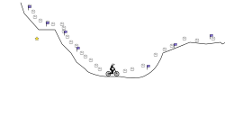 Stunt track or Wheelie Climb 2