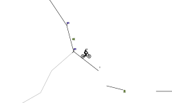 Climb or hold up and left