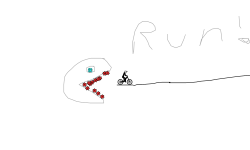 Run from spugeti man!