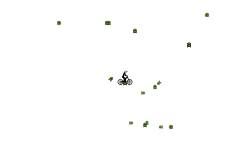 cluster F of a track