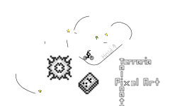 Terarria Pixel Art Wheelie