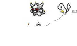 Charmander and gengar pixels