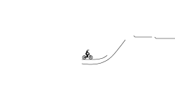up on one wheel