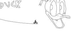 hand drawn Donald Duck