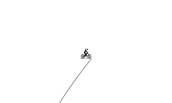 down hill