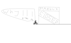starbux closes :(