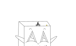 Cute French Cardboard Box