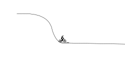 down and up