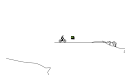 hard monster truck downhill