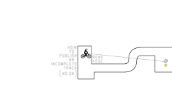 Publish an incomplete track